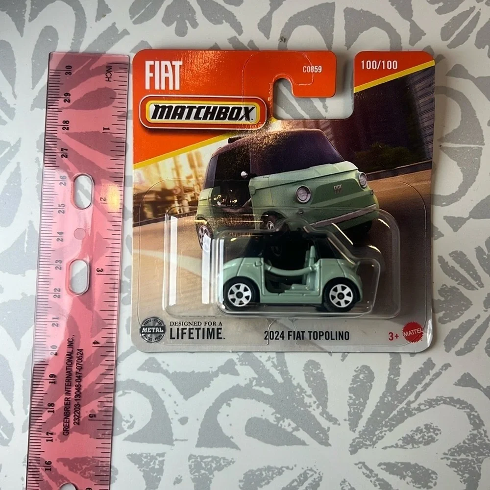 🚙 NIB Matchbox 2024 Fiat Topolino Vehicle Toy NWT Mint Green New
